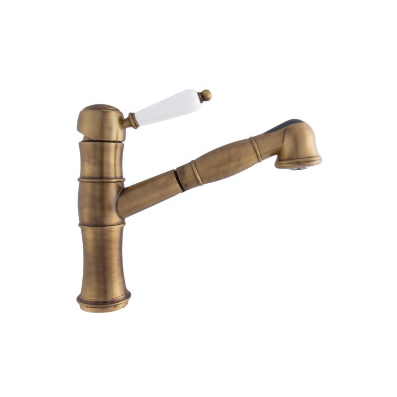 Bateria zlewozmywakowa stojąca Laguna stare złoto EMMEVI RUBINETTERIE 40065BR