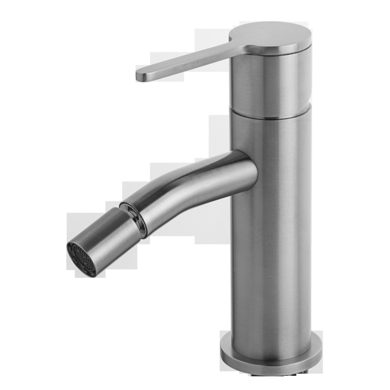 Bateria bidetowa stojąca (clickclack) Filo Inox inox aisi 304 EMMEVI RUBINETTERIE 85004INOX