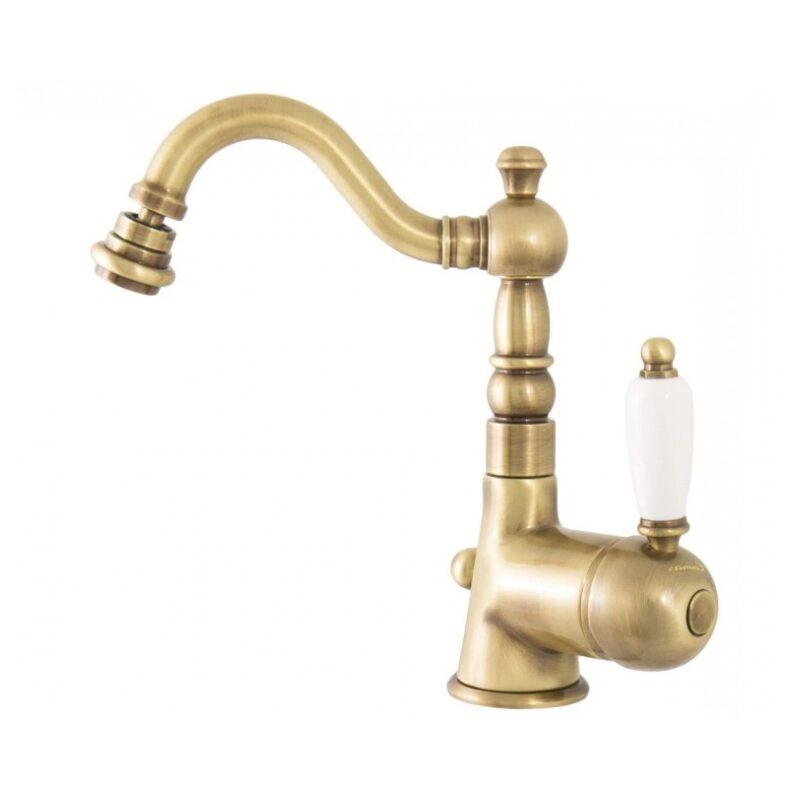 Bateria bidetowa stojąca Laguna stare złoto EMMEVI RUBINETTERIE 40514BR