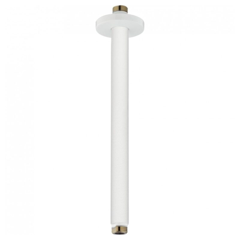 Ramię sufitowe okrągłe 20cm Deszczownice biały mat EMMEVI RUBINETTERIE C00680BIO