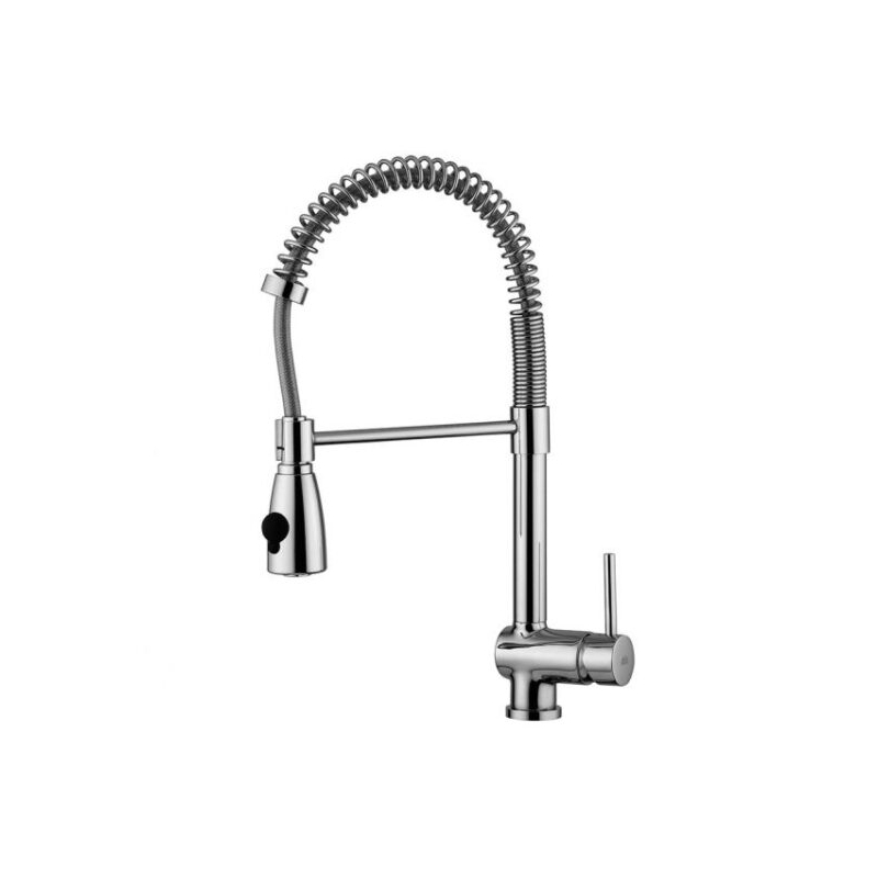 Bateria zlewozmywakowa stojąca z wężem operacyjnym Stick chrom PAFFONI RUBINETTERIE SK178CR