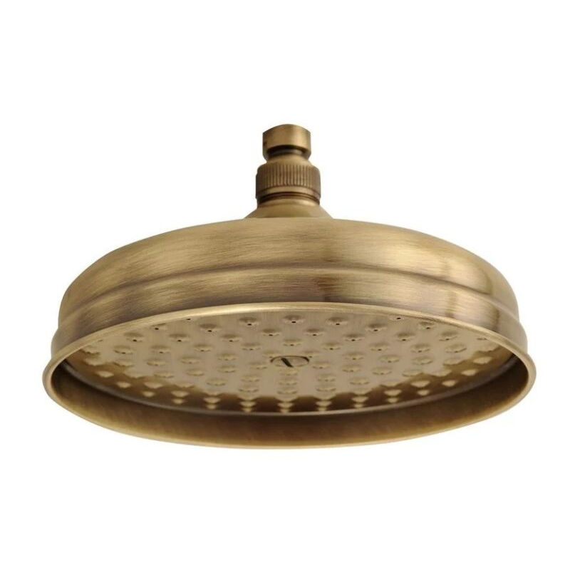 Sito natryskowe retro fi-205mm Deszczownice stare złoto EMMEVI RUBINETTERIE C00655.BR