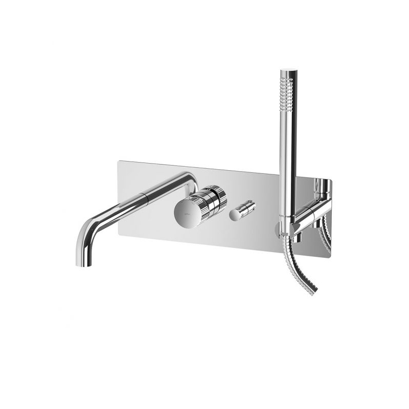 Bateria wannowa podtynkowa Jo chrom PAFFONI RUBINETTERIE JO001CR