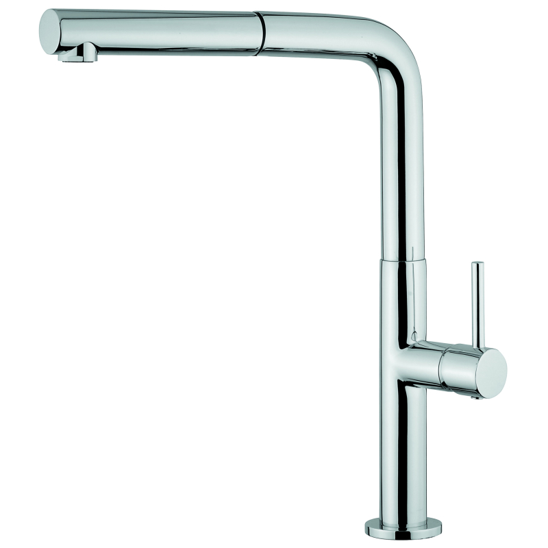 Bateria zlewozmywakowa stojąca z wężem operacyjnym Piper chrom EMMEVI RUBINETTERIE 78066PCR