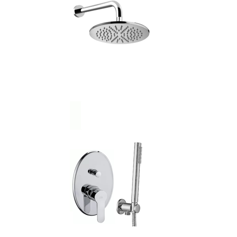 Zestaw natryskowy podtynkowy Blu chrom PAFFONI RUBINETTERIE BLU015ZSCF