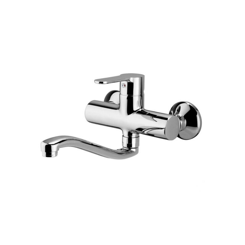 Bateria zlewozmywakowa ścienna Blu chrom PAFFONI RUBINETTERIE BLU161CR