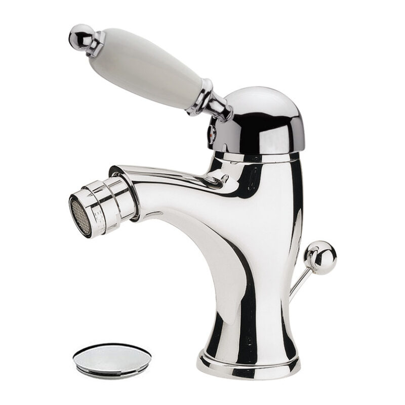 Bateria bidetowa stojąca Retro chrom DANIEL RUBINETTERIE RT604CR