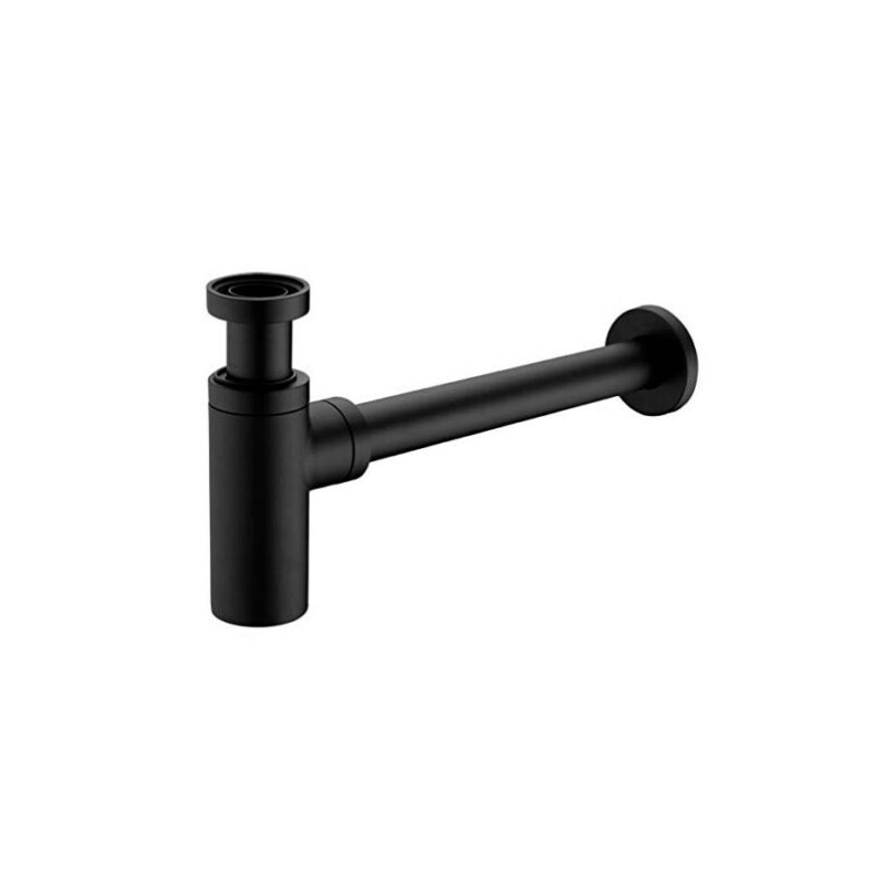 Półsyfony umywalkowy metalowy Akcesoria czarny mat DANIEL RUBINETTERIE A75015