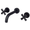 Bateria umywalkowa podtynkowa l-18cm Spirit New czarny mat EMMEVI RUBINETTERIE 31155NO