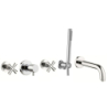 Zestaw wannowy podtynkowy Spirit New chrom EMMEVI RUBINETTERIE SPI015ZWW.CR
