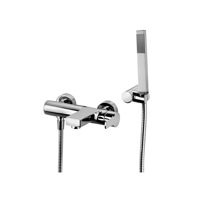 Bateria wannowa ścienna West chrom PAFFONI RUBINETTERIE WS026CR