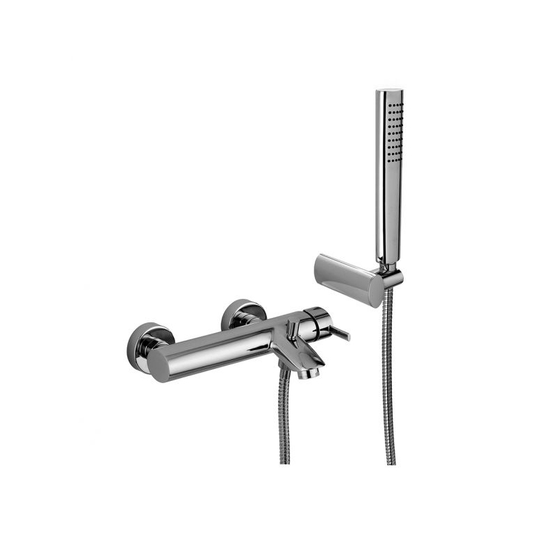 Bateria wannowa ścienna Berry chrom PAFFONI RUBINETTERIE BR023CR