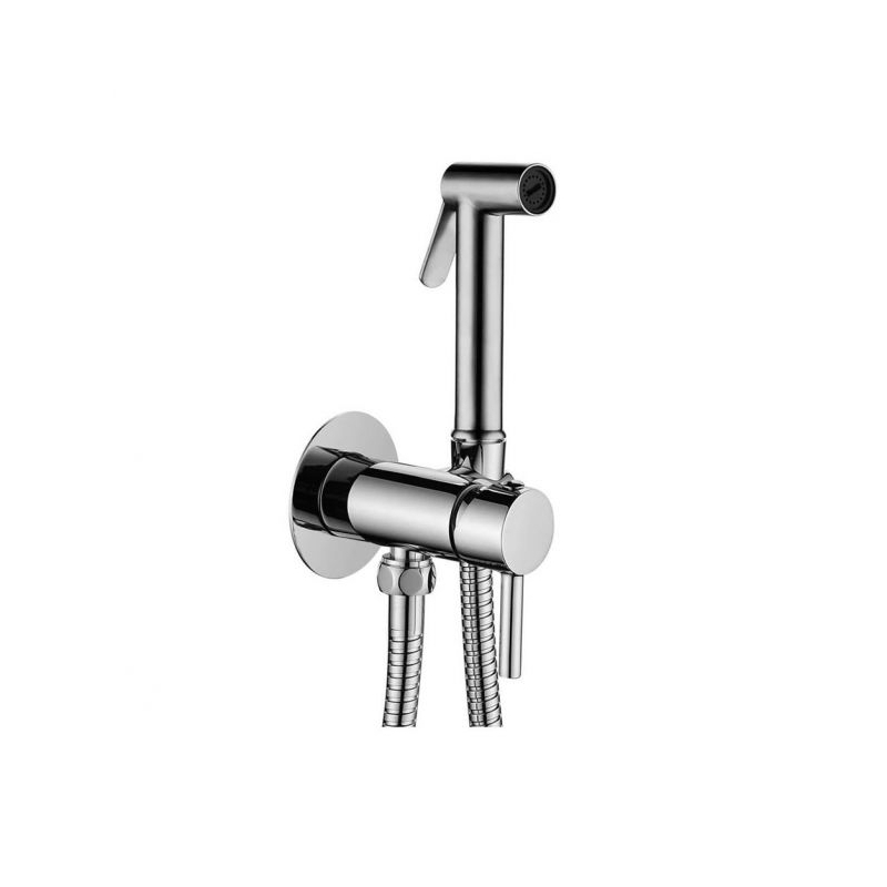 Bateria bidetowa podtynkowa z uchwytem Jo, Joker, Stick, Light chrom PAFFONI RUBINETTERIE 22704