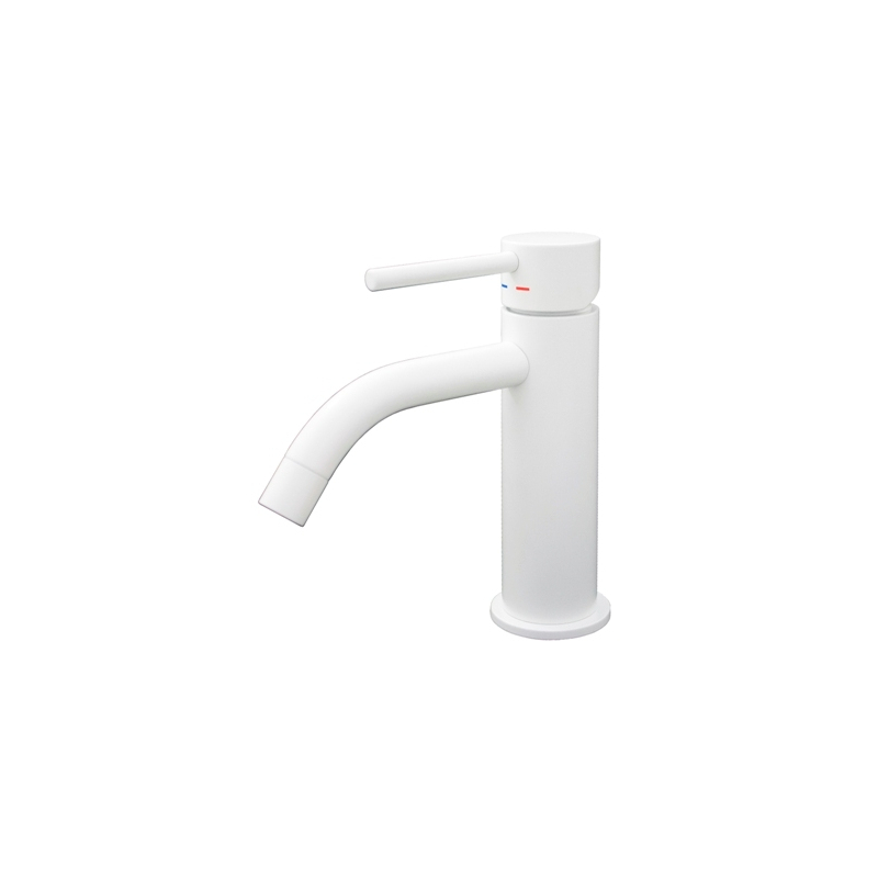 Bateria umywalkowa (clickclack) Light biały mat PAFFONI RUBINETTERIE LIG071KBO