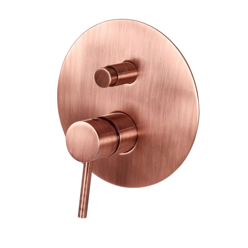 Bateria podtynkowa 2-drożna Tokyo miedź szczotkowana DANIEL RUBINETTERIE TX612.64