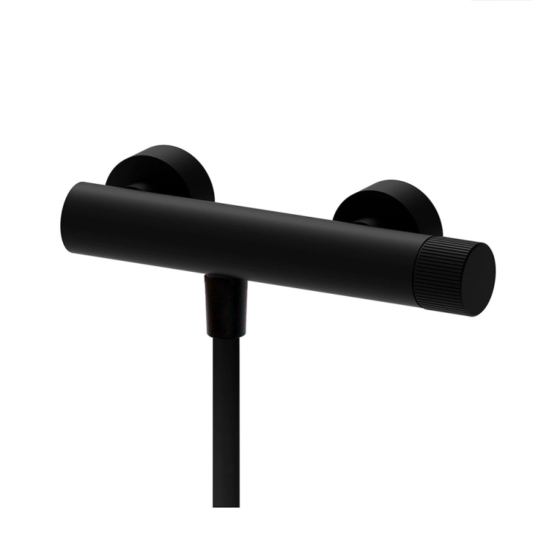 Bateria natryskowa ścienna (korpus) Jo czarny mat PAFFONI RUBINETTERIE JO168NO