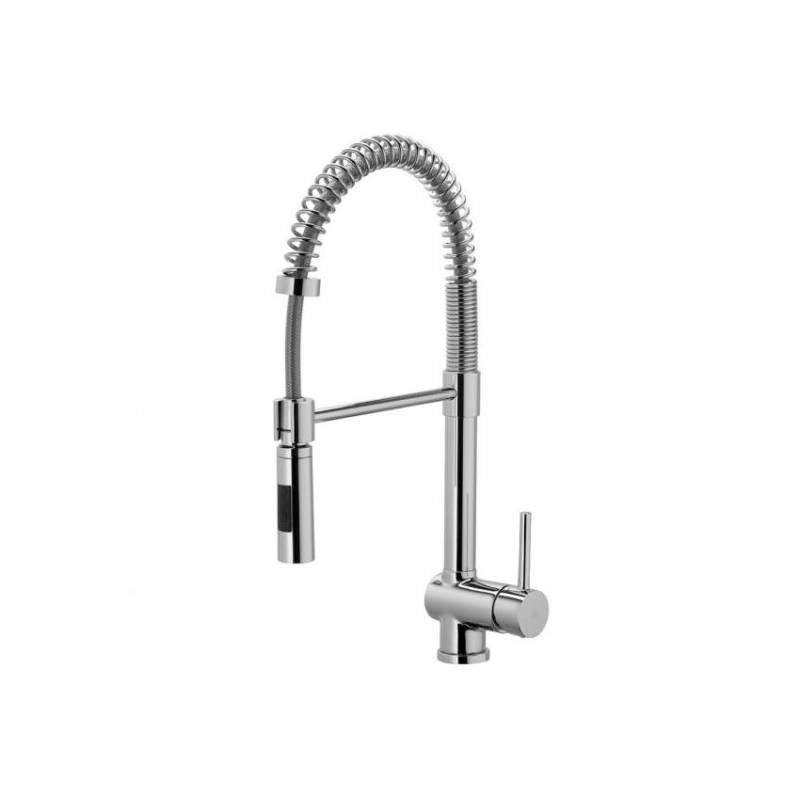 Bateria zlewozmywakowa stojąca z wężem operacyjnym Stick chrom PAFFONI RUBINETTERIE SK179CR