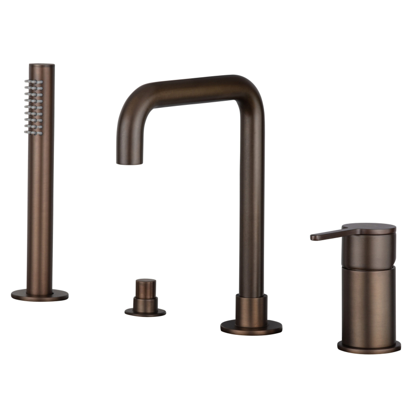 Bateria wannowa 4-otworowa Filo tuscan EMMEVI RUBINETTERIE 85120TS