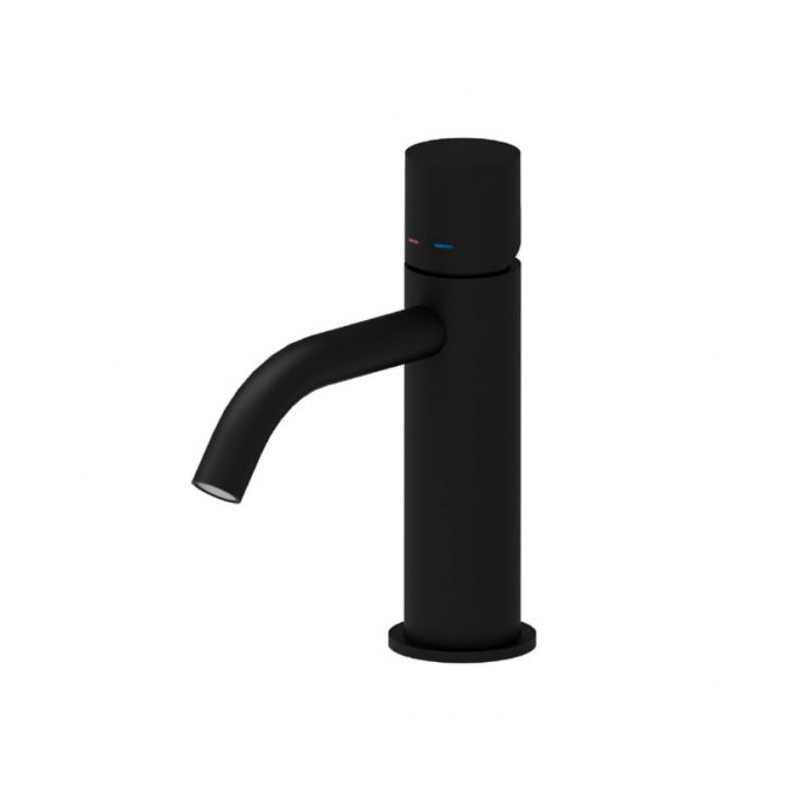 Bateria umywalkowa (bez korka) Light czarny mat PAFFONI RUBINETTERIE LIGX071NO