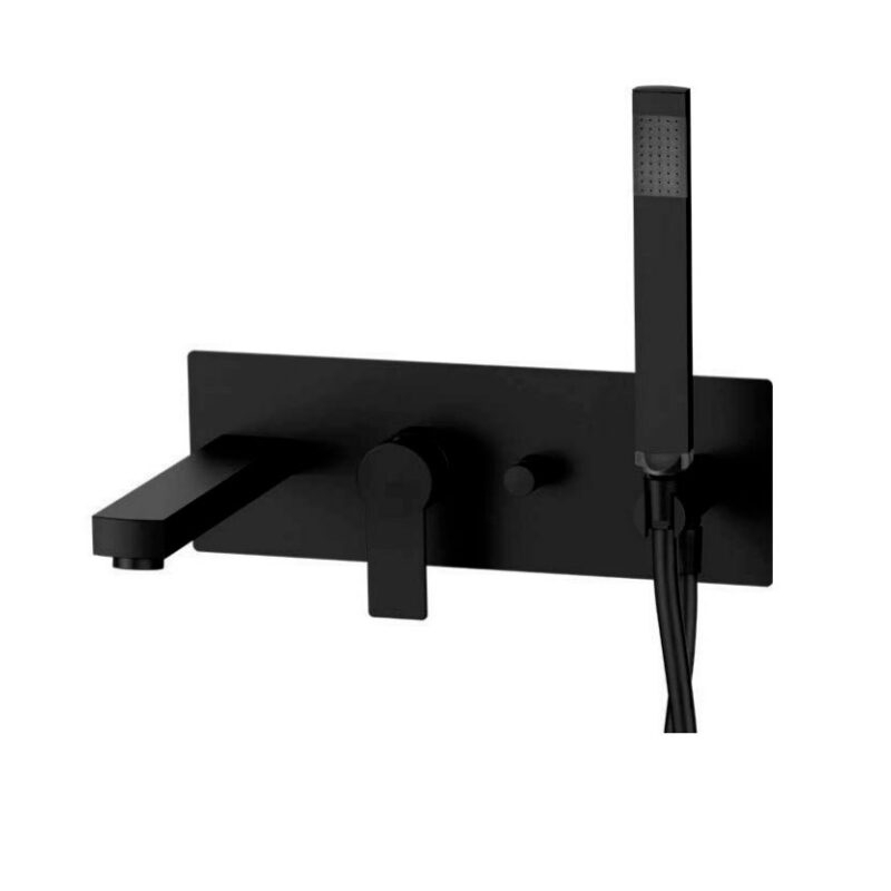 Bateria wannowa podtynkowa Tango czarny mat PAFFONI RUBINETTERIE TA001NO