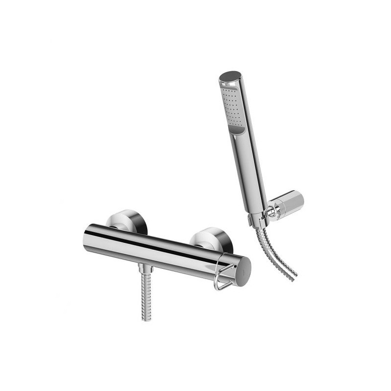 Bateria natryskowa ścienna Joker chrom PAFFONI RUBINETTERIE JK168DCR