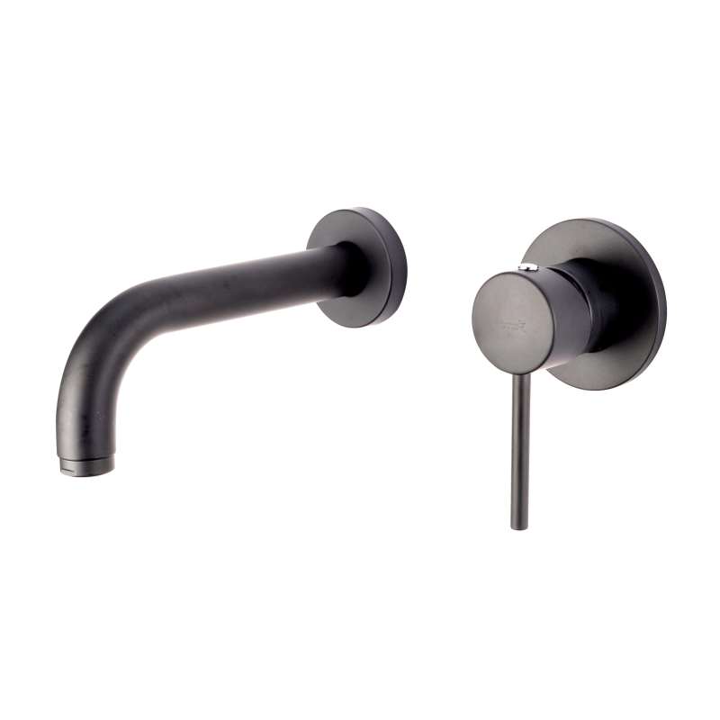 Bateria umywalkowa podtynkowa Piper czarny mat EMMEVI RUBINETTERIE 45055-18NO