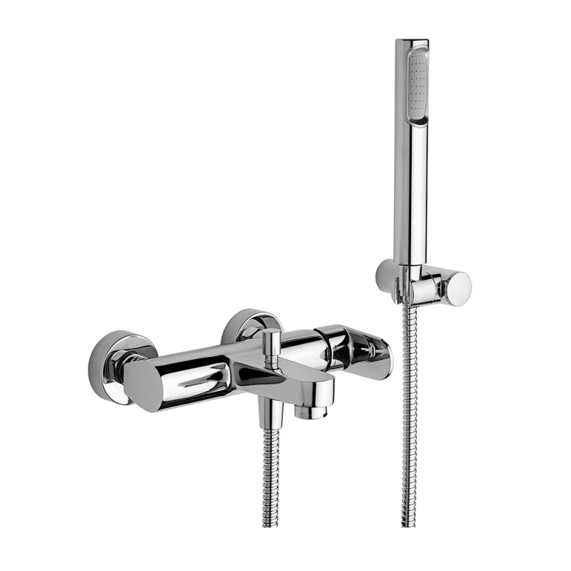 Bateria wannowa ścienna Candy chrom PAFFONI RUBINETTERIE CA026CR