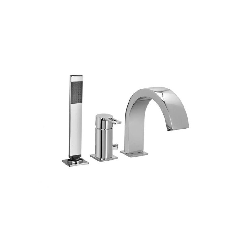 Bateria wannowa 3-otworowa Ringo chrom PAFFONI RUBINETTERIE RIN040CR