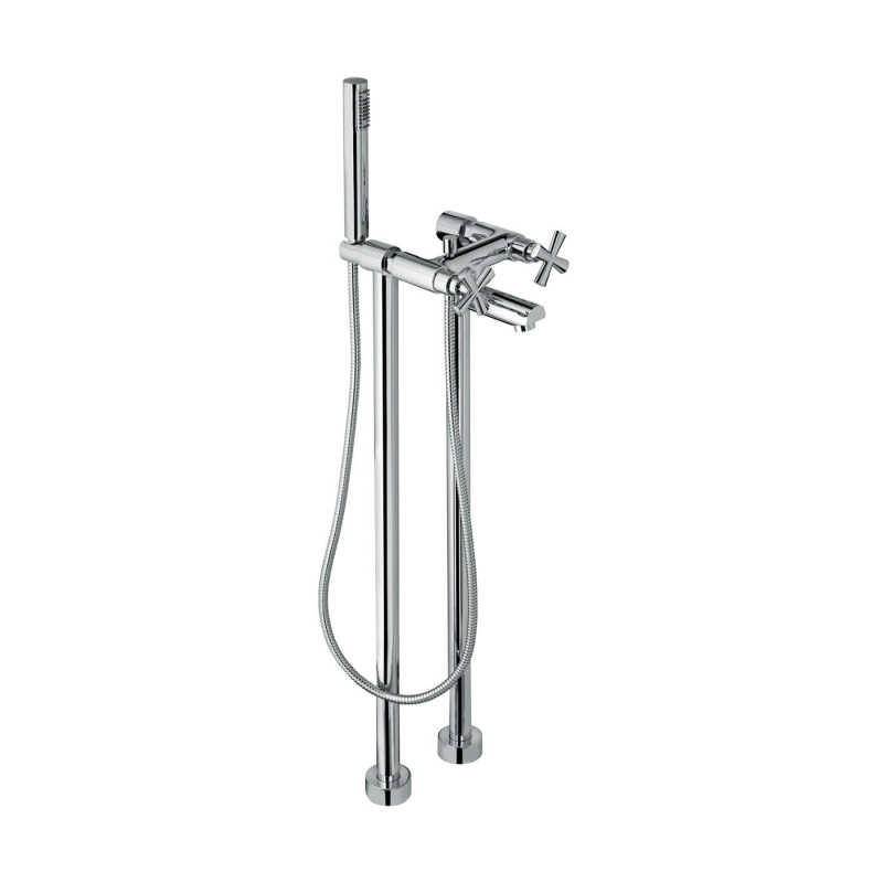 Bateria wannowa wolnostojąca Spirit New chrom EMMEVI RUBINETTERIE 3100128CR