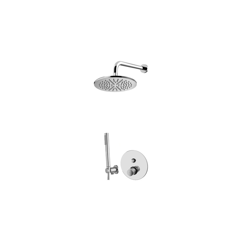 Zestaw natryskowy podtynkowy Jo chrom PAFFONI RUBINETTERIE JO015ZSC2ACR