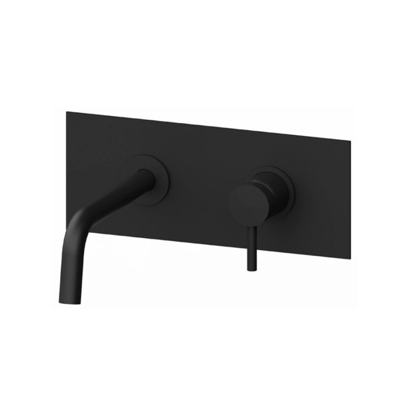 Bateria umywalkowa podtynkowa 248mm Light czarny mat PAFFONI RUBINETTERIE LIG106NO