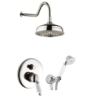 Zestaw natryskowy podtynkowy Retro chrom DANIEL RUBINETTERIE RT015ZSCF