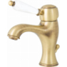 Bateria umywalkowa stojąca Laguna stare złoto EMMEVI RUBINETTERIE 40063BR