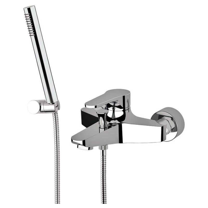 Bateria wannowa ścienna Omega chrom DANIEL RUBINETTERIE OM610CR