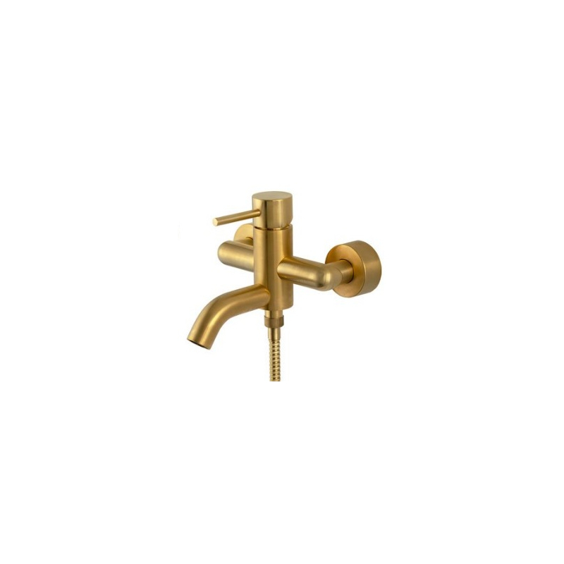 Bateria wannowa ścienna (korpus) Tokyo złoto szczotkowane DANIEL RUBINETTERIE TX600H.DP