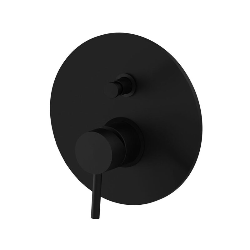 Bateria podtynkowa 2-drożna Light czarny mat PAFFONI RUBINETTERIE LIG015NO