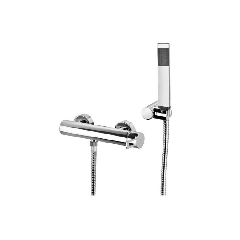 Bateria natryskowa ścienna Ringo chrom PAFFONI RUBINETTERIE RIN168DCR