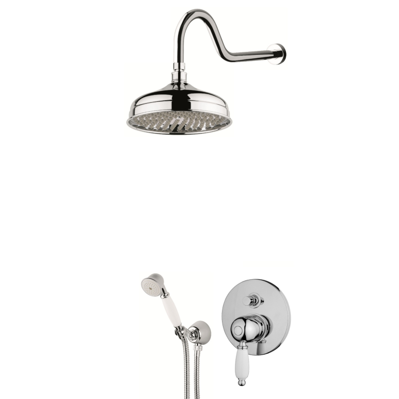 Zestaw natryskowy podtynkowy Laguna chrom EMMEVI RUBINETTERIE LAG015ZSC1ACR