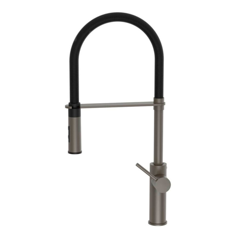 Bateria zlewozmywakowa stojąca Light grafitowy PAFFONI RUBINETTERIE LIG179MGNO