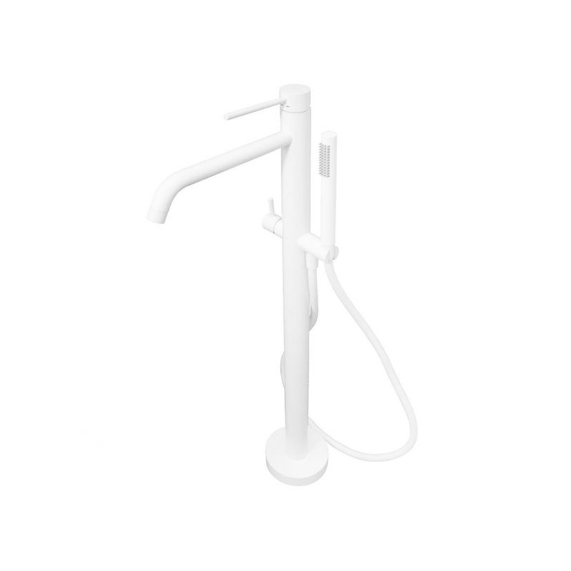 Bateria wannowa wolnostojąca Light biały mat PAFFONI RUBINETTERIE LIG032BO