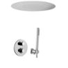 Zestaw natryskowy termostat z deszczownicą sufitową fi-40cm Ap System, Light chrom PAFFONI RUBINETTERIE LIQ018ZES01