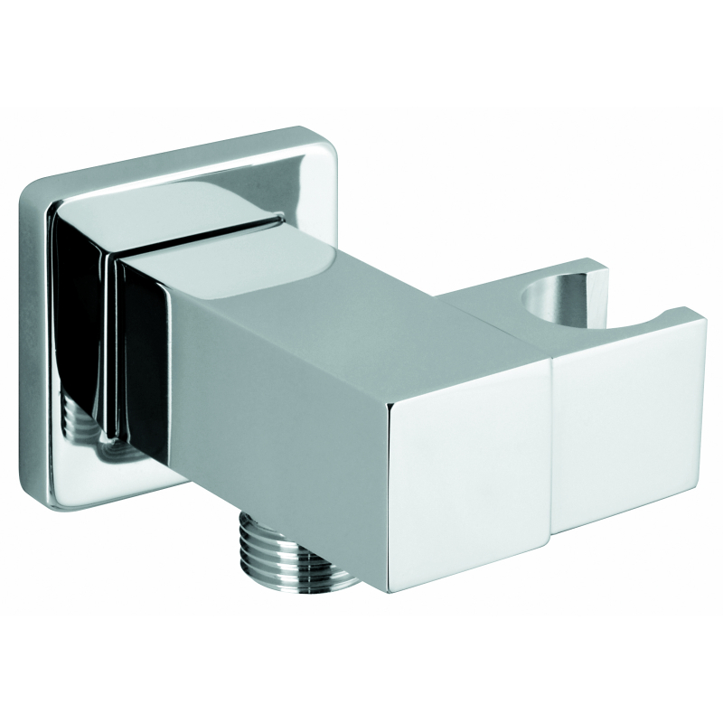 Uchwyt 2w1 kwadratowy ruchomy Akcesoria chrom DANIEL RUBINETTERIE C06949CR