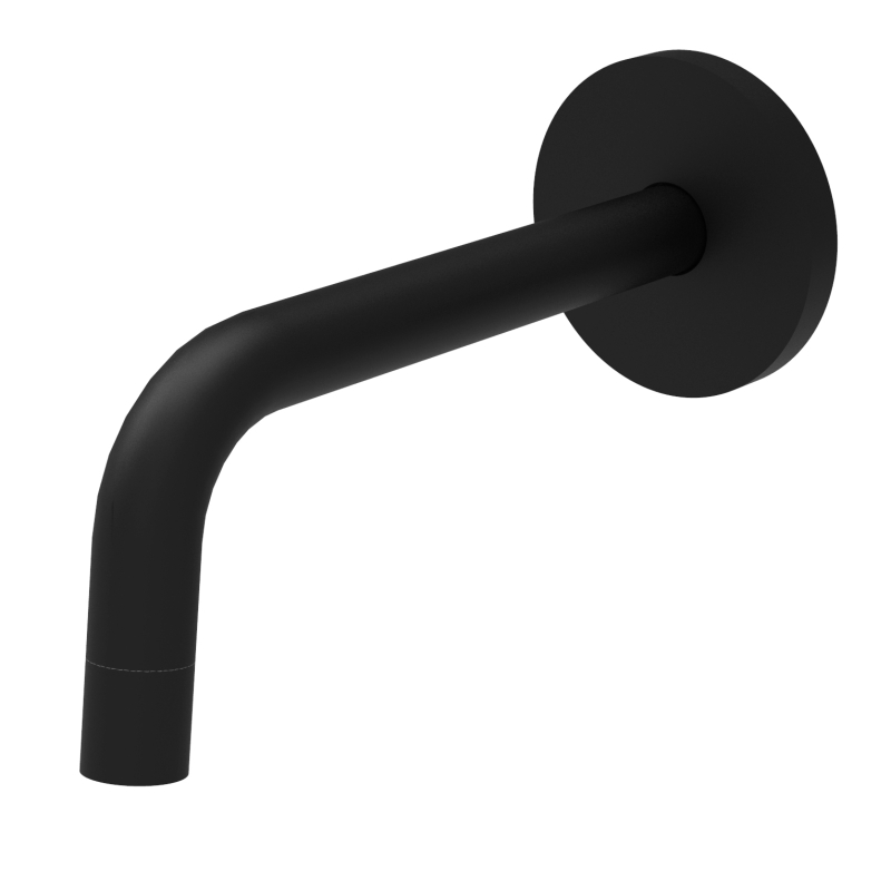 Wylewka 175mm light Wylewki czarny mat PAFFONI RUBINETTERIE ZBOC045NO