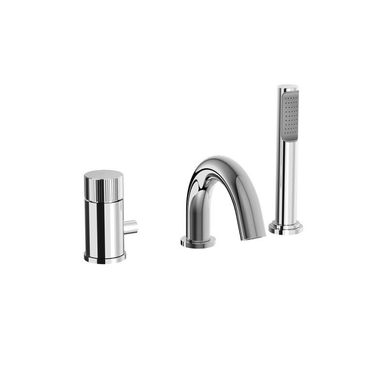 Bateria wannowa 3-otworowa Jo chrom PAFFONI RUBINETTERIE JO047CR