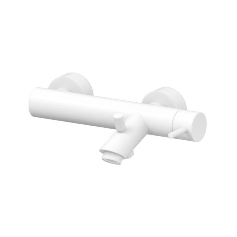 Bateria wannowa ścienna (korpus) Light biały mat PAFFONI RUBINETTERIE LIG022BO