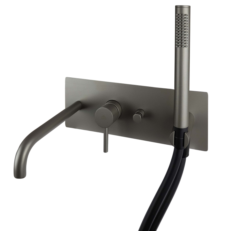 Bateria wannowa podtynkowa Light grafitowy PAFFONI RUBINETTERIE LIG001MG