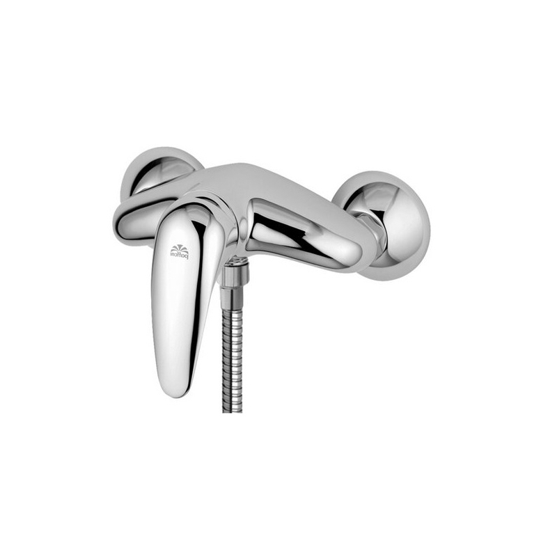 Bateria natryskowa ścienna (korpus) Duemila chrom PAFFONI RUBINETTERIE DU168CR