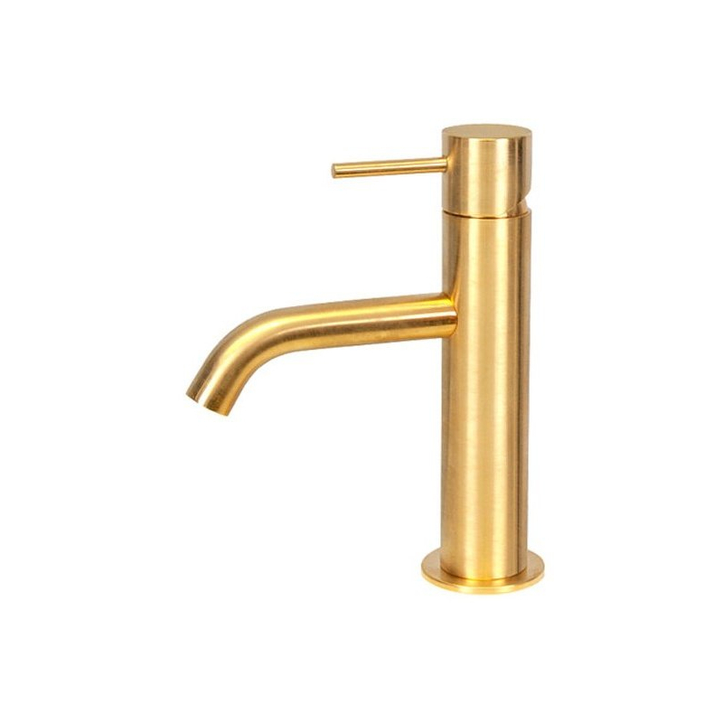 Bateria umywalkowa stojąca (bez korka) Tokyo złoto szczotkowane DANIEL RUBINETTERIE TX606.DP