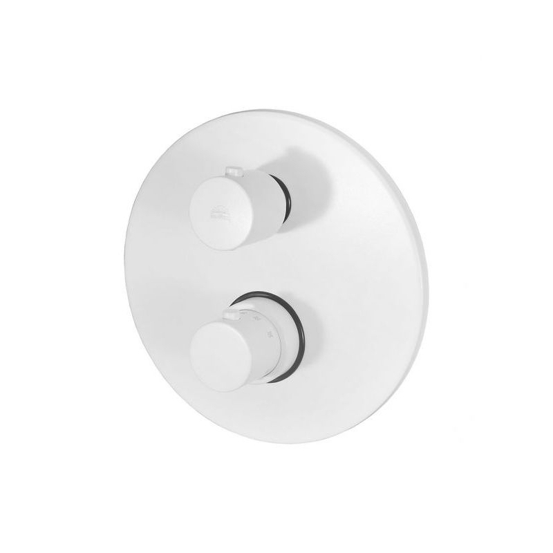 Bateria podtynkowa termostatyczna 2-drożna Light biały mat PAFFONI RUBINETTERIE LIQ018BO