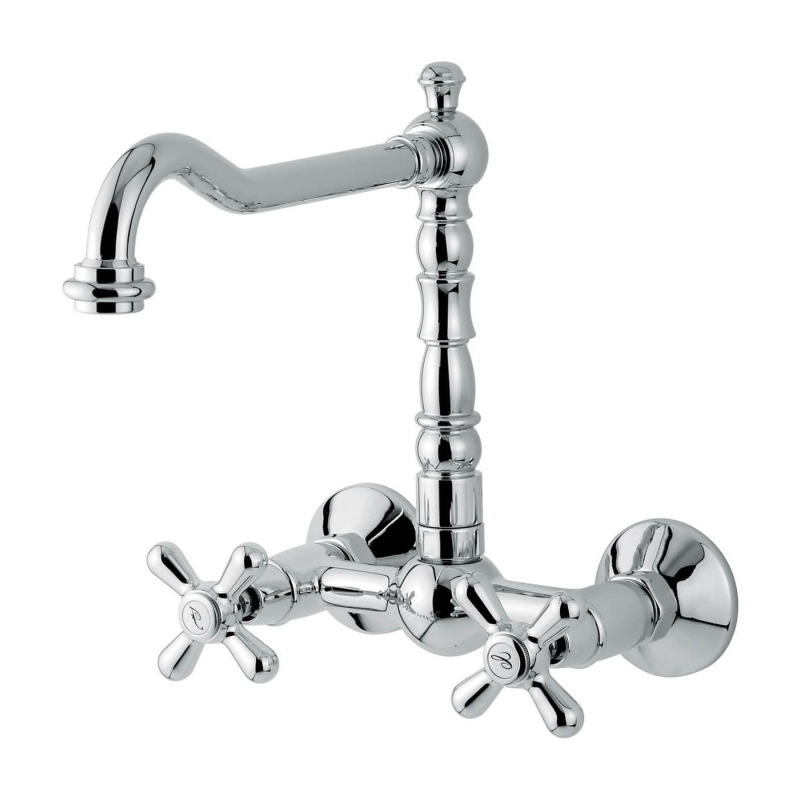 Bateria zlewozmywakowa ścienna Baterie Kuchenne chrom EMMEVI RUBINETTERIE 12645CR